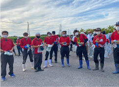 くにさきエコシステムの海岸清掃